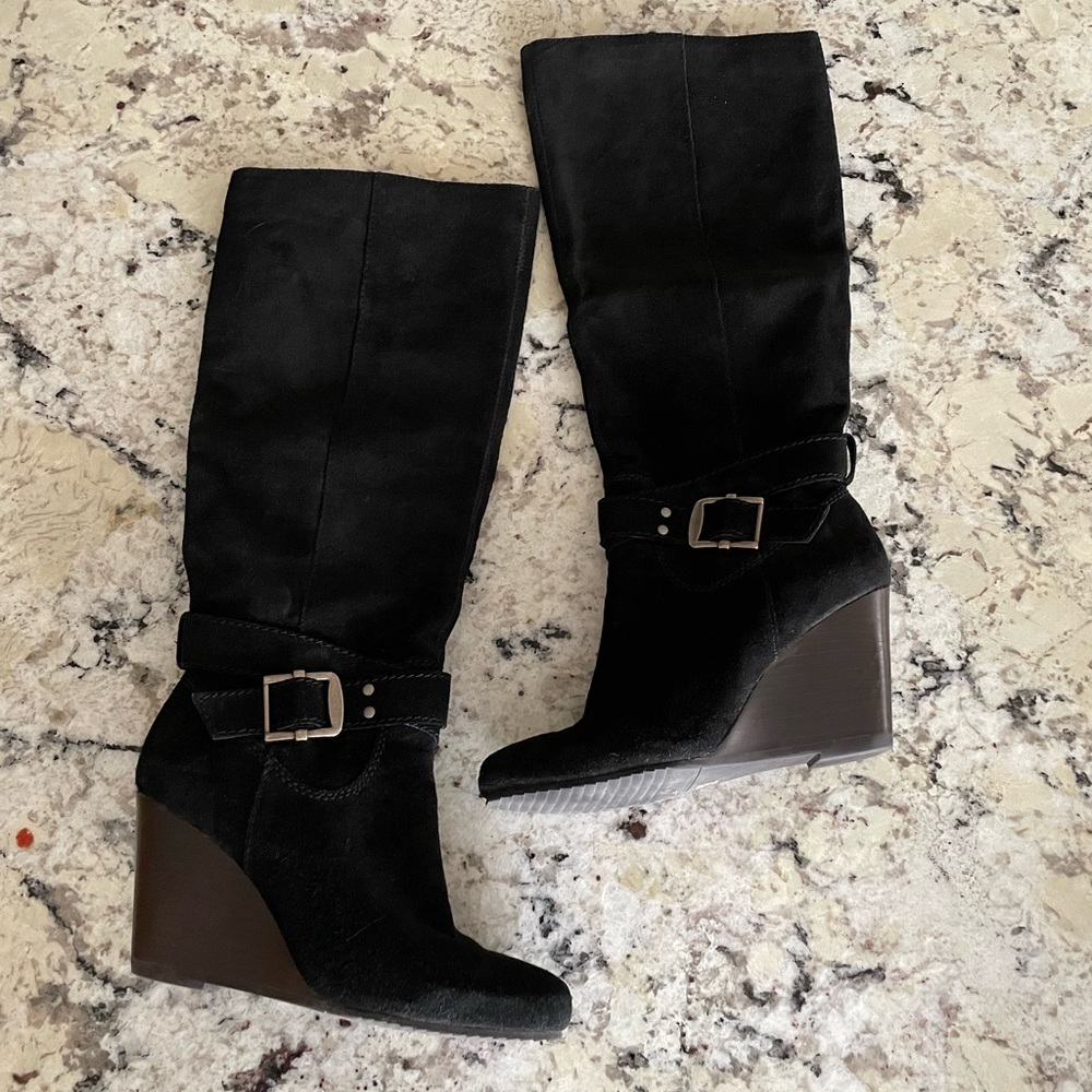 Sole society wedge boots